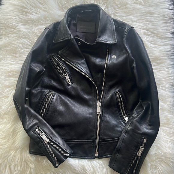 All Saints Leather jacket - Picture 1 of 7